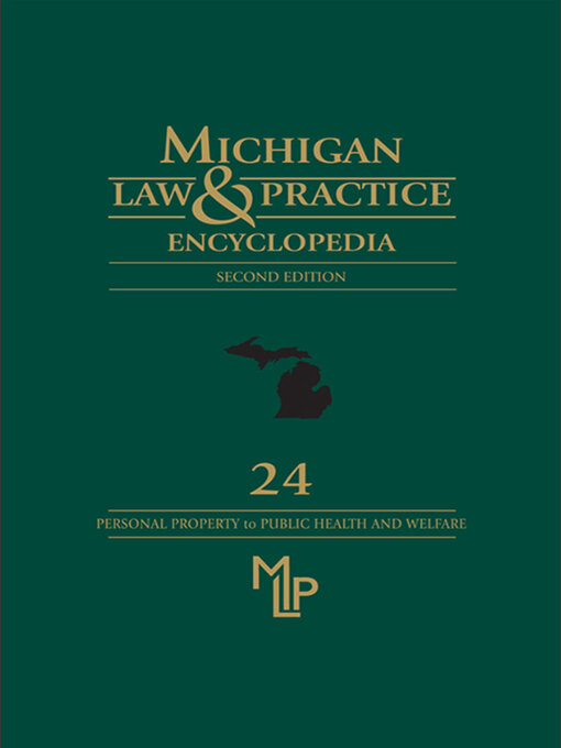 Title details for Michigan Law & Practice Encyclopedia by Publisher's Editorial Staff - Wait list